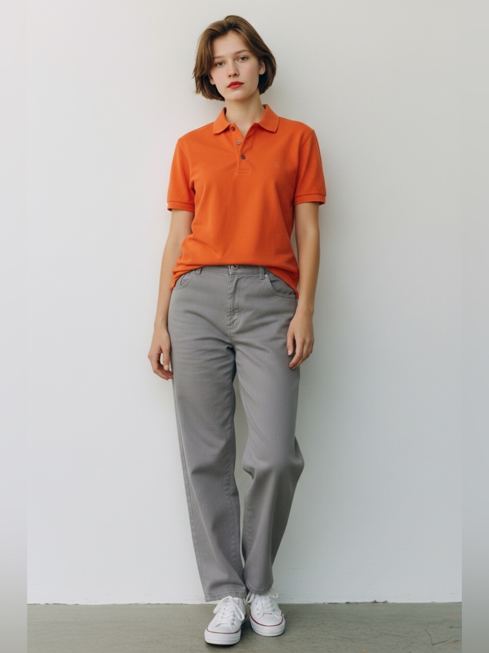 Louis Vuitton Gray Straight-Leg Chinos with Casual Fit